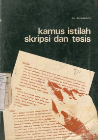 Kamus Istilah Skripsi dan Tesis